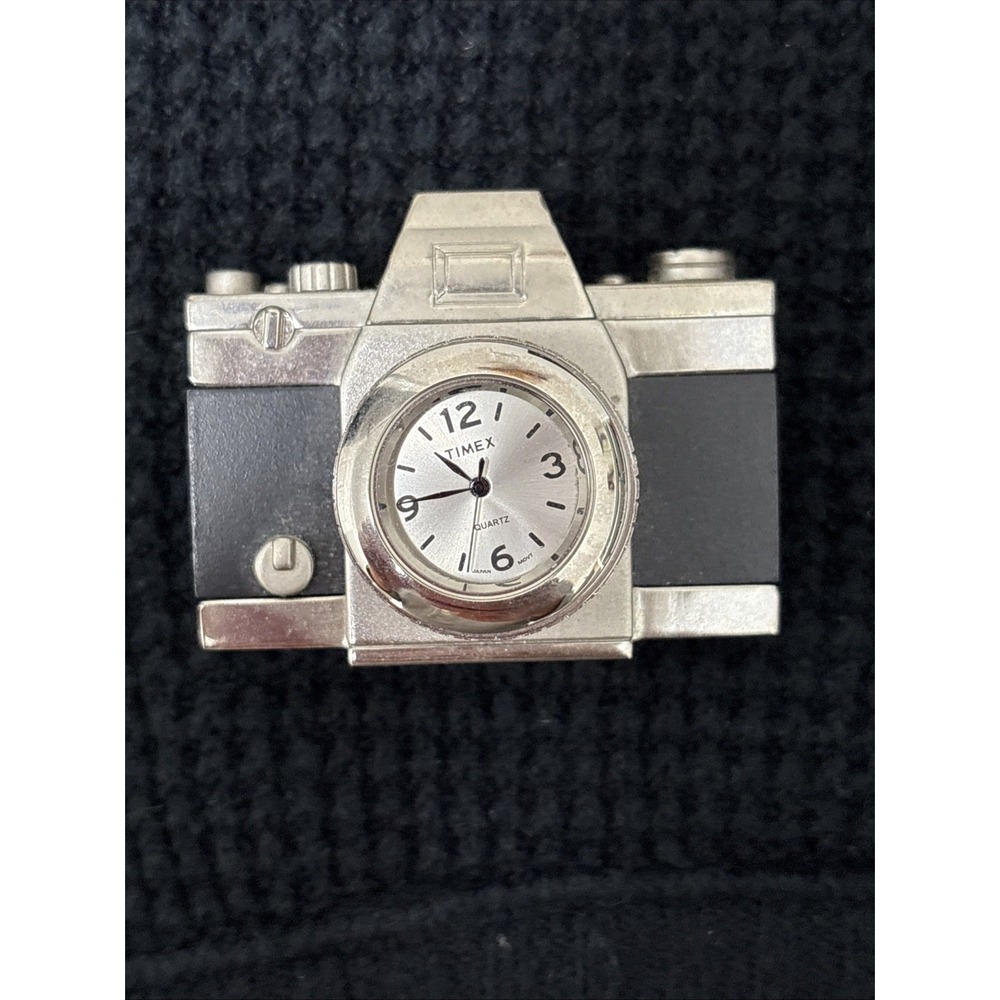 Miniature Timex Quartz Japan Movement Vintage‎ Desk Clock